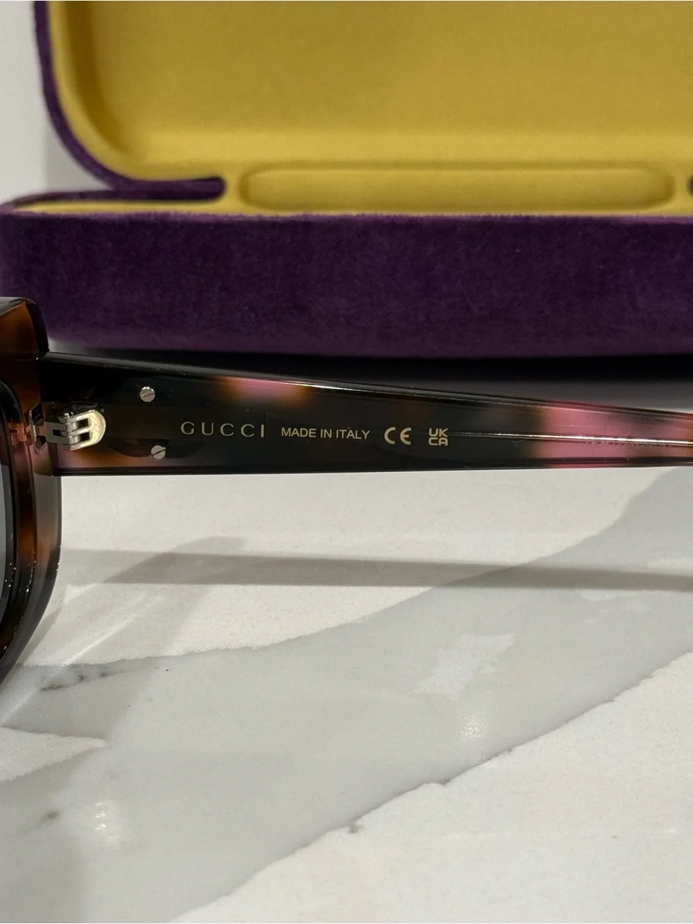 Gucci GG1979SK 003 Tortoiseshell Sunglasses NWT w/ Case